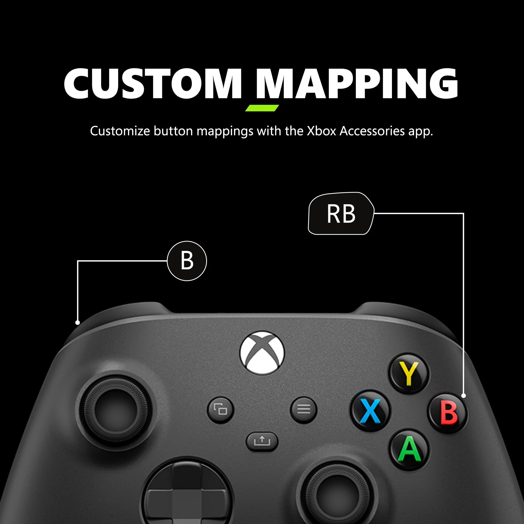 Microsoft  Wireless Controller - Carbon Black – for  Series X|S,  One, Pcs, and Cloud-Enabled Devices