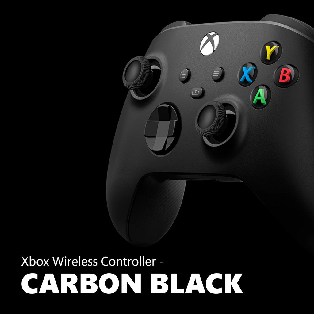 Microsoft  Wireless Controller - Carbon Black – for  Series X|S,  One, Pcs, and Cloud-Enabled Devices