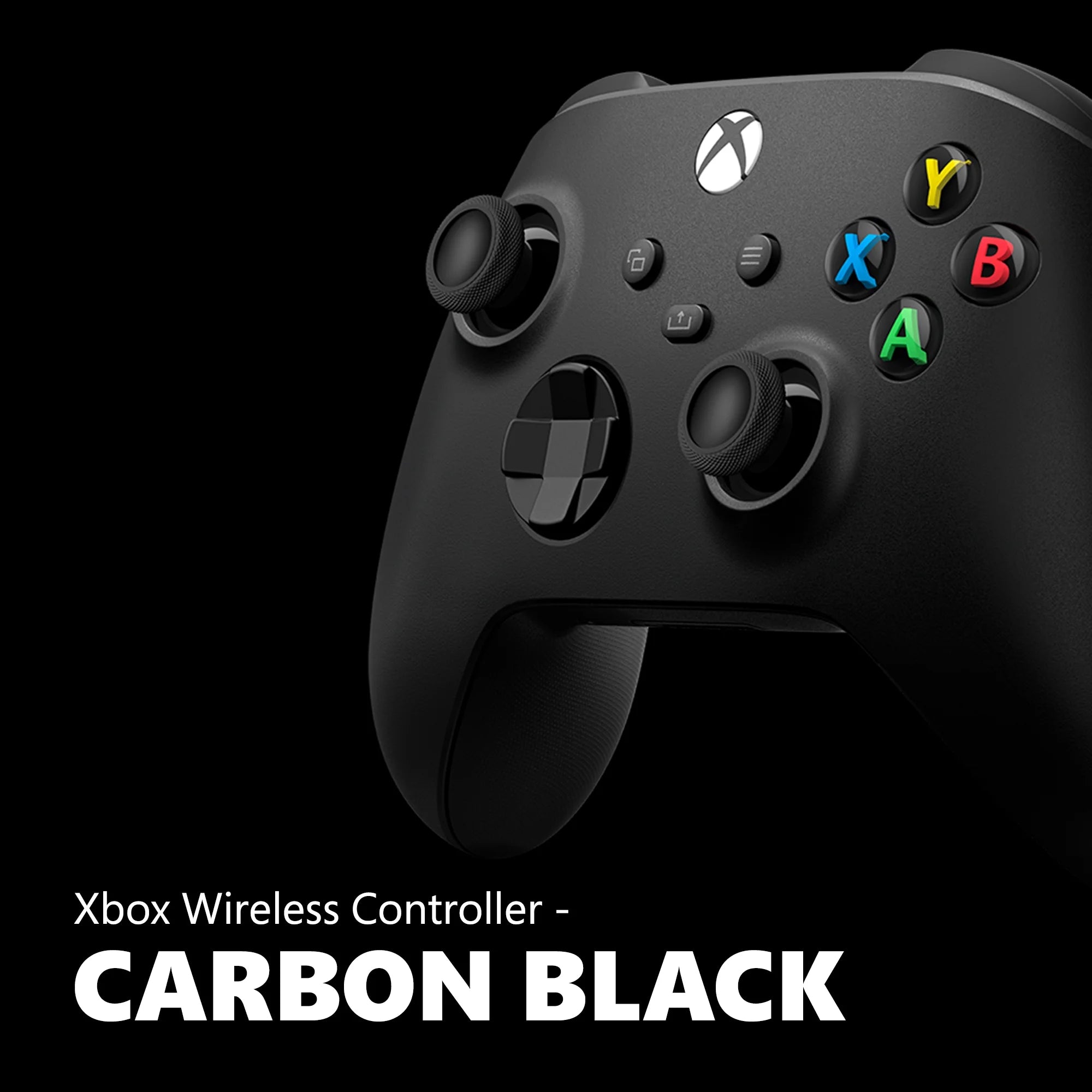 Microsoft  Wireless Controller - Carbon Black – for  Series X|S,  One, Pcs, and Cloud-Enabled Devices