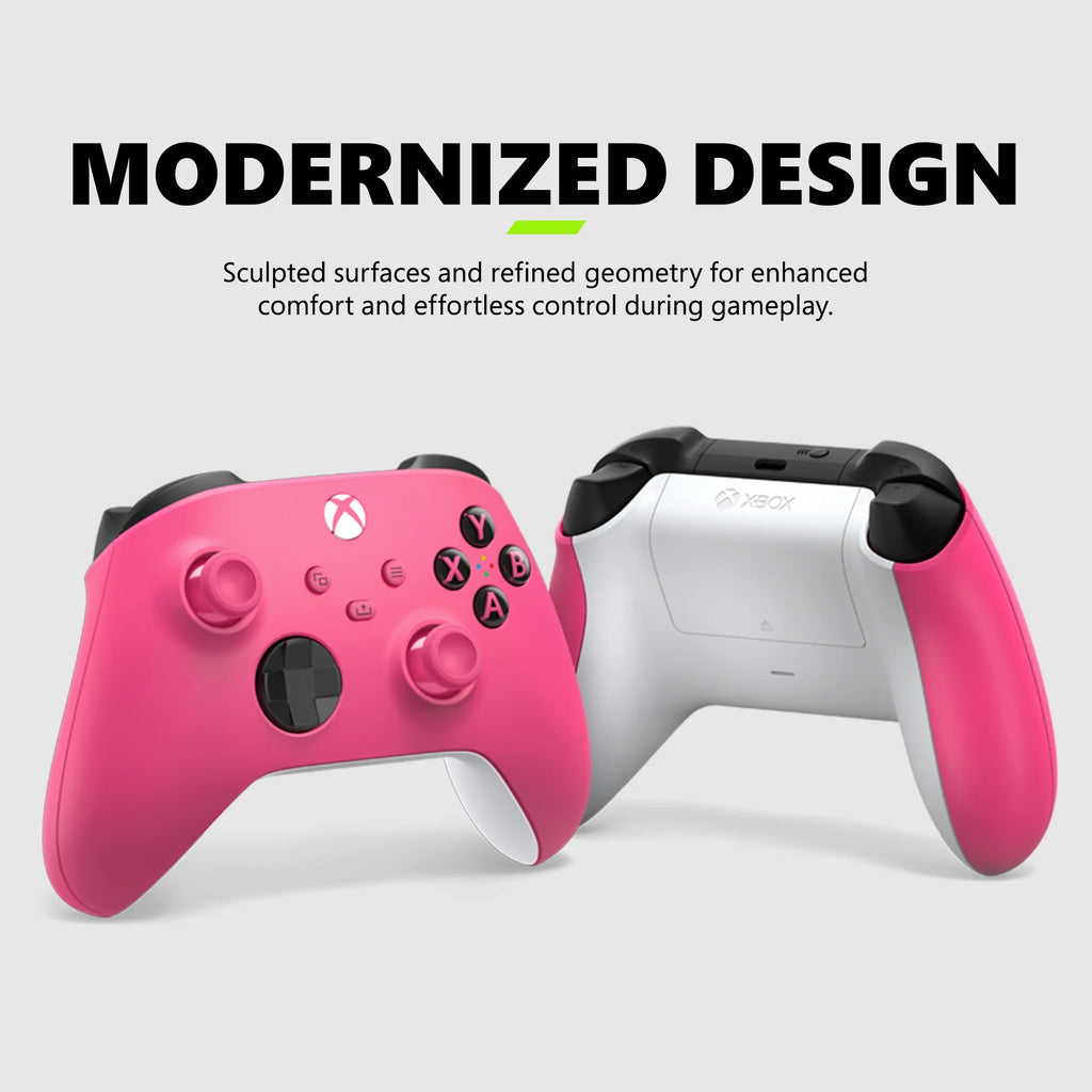Microsoft  Wireless Controller - Deep Pink – for  Series X|S,  One, Pcs, and Cloud-Enabled Devices