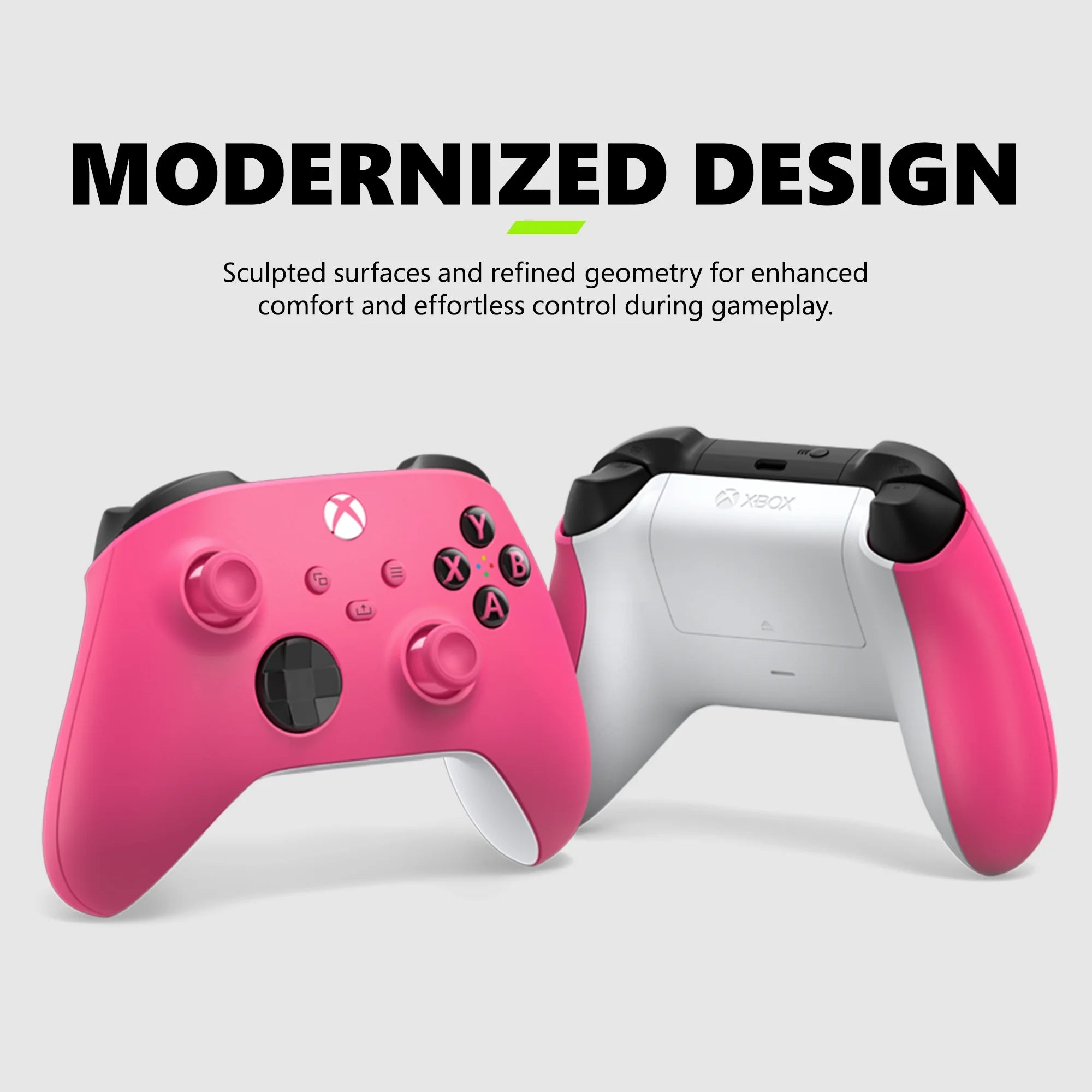 Microsoft  Wireless Controller - Deep Pink – for  Series X|S,  One, Pcs, and Cloud-Enabled Devices