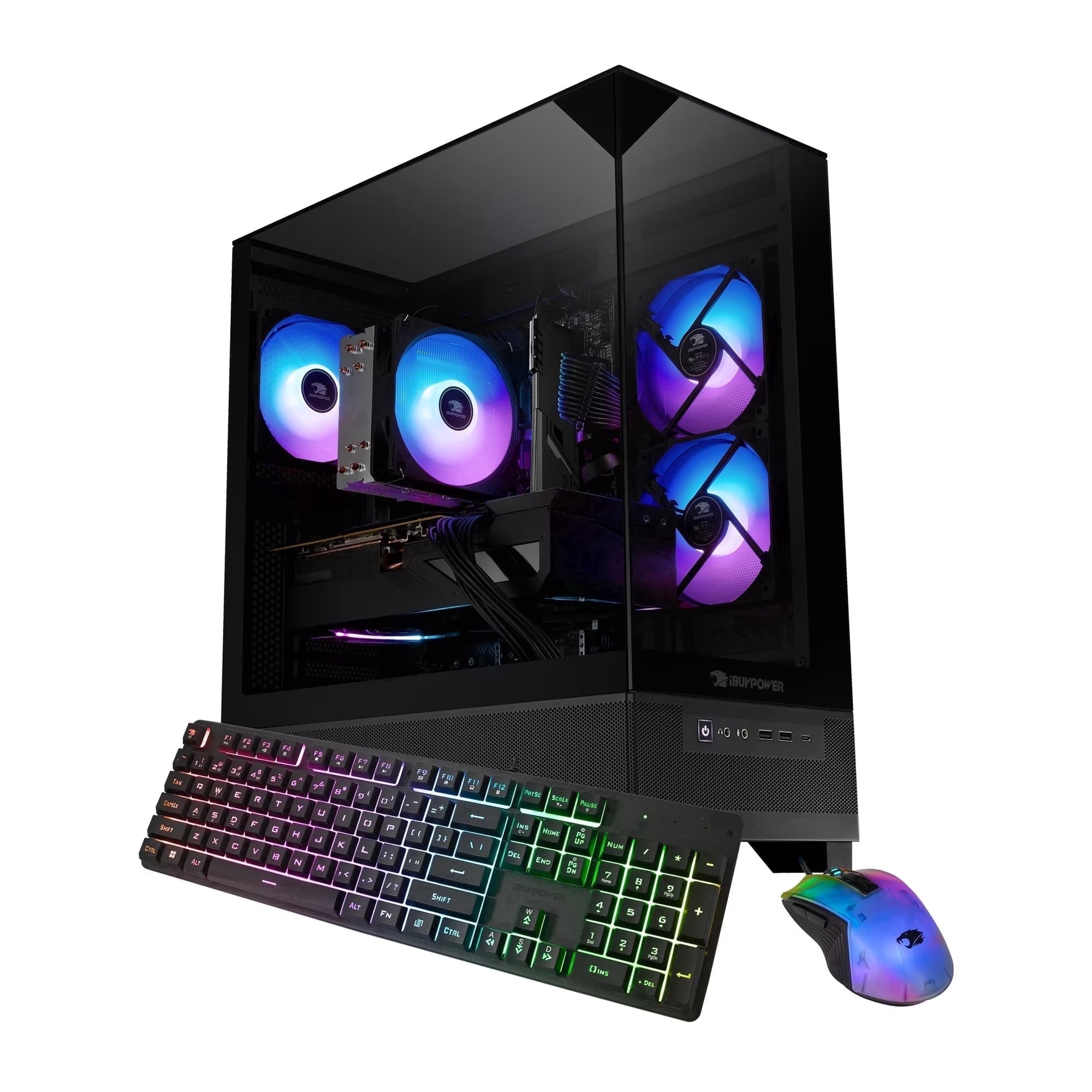 Element SE ESA7R77XT01 Gaming PC Desktop - AMD Ryzen 7 8700F, AMD Radeon RX 7700 XT 12GB, 32GB DDR5 5200Mhz RAM, 1TB Nvme SSD, Windows 11 Home