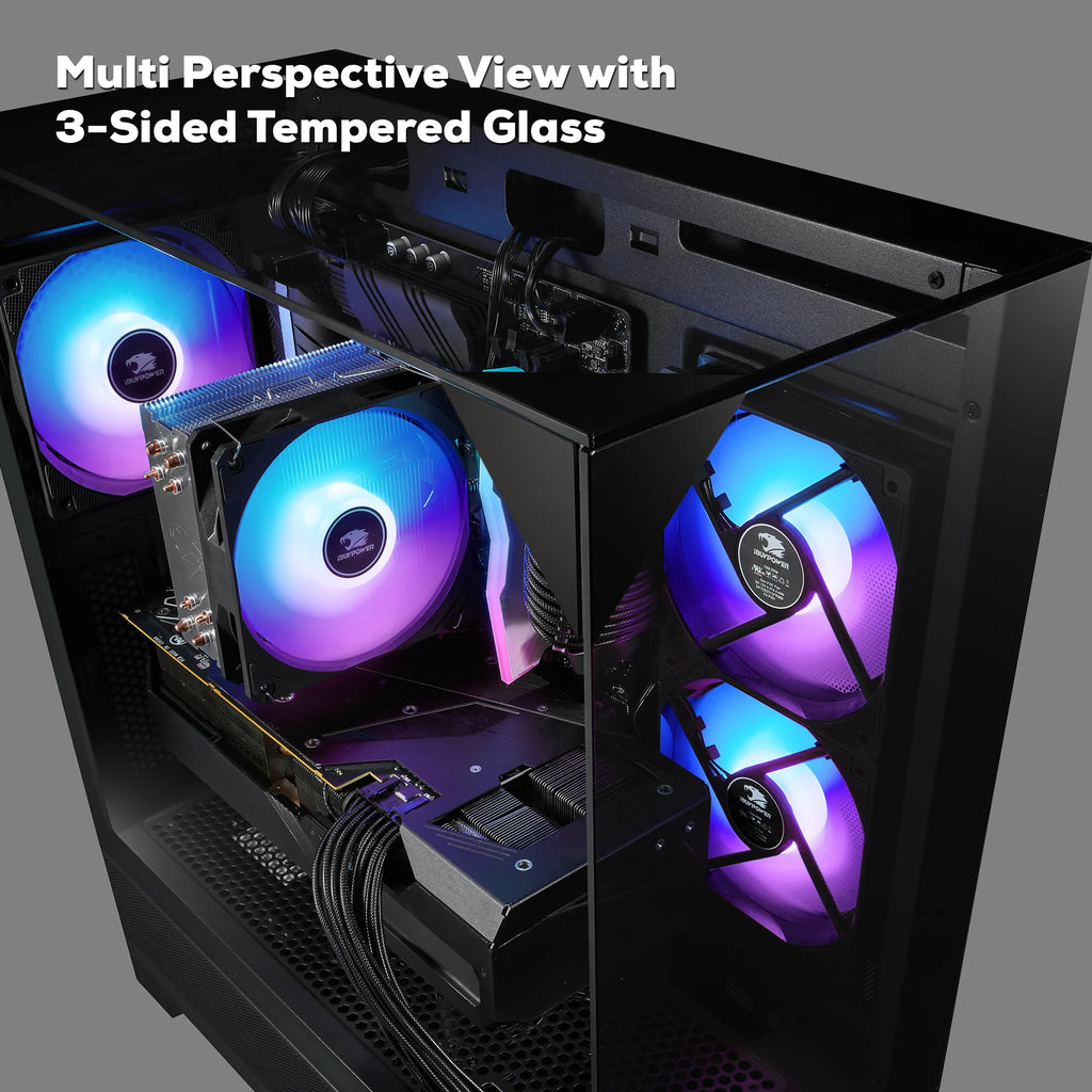 Element SE ESA7R77XT01 Gaming PC Desktop - AMD Ryzen 7 8700F, AMD Radeon RX 7700 XT 12GB, 32GB DDR5 5200Mhz RAM, 1TB Nvme SSD, Windows 11 Home