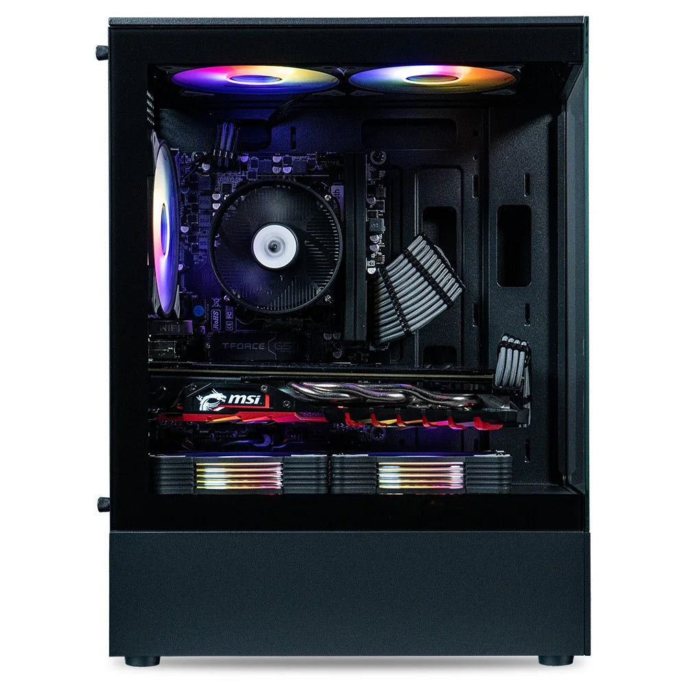 Stryker 1.0 Gaming PC - AMD Ryzen 7 (4.1Ghz), AMD RX 580 8GB, 16GB DDR4, 512GB SSD, Black