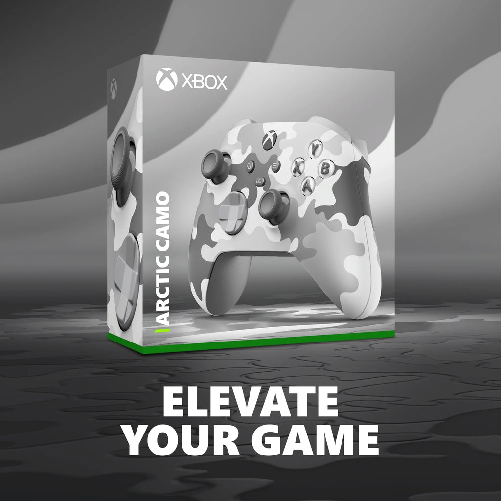 Microsoft  Wireless Controller - Arctic Camo – for  Series X|S,  One, Pcs, and Cloud-Enabled Devices