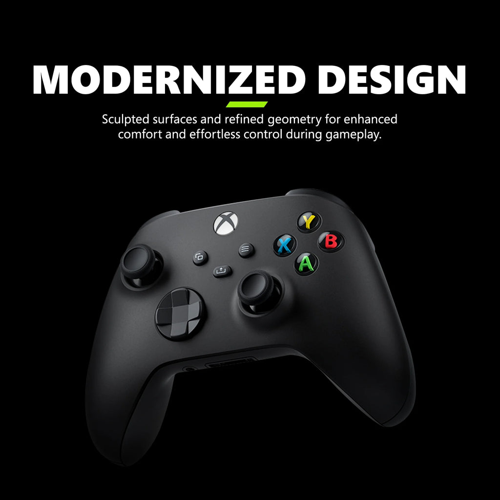 Microsoft  Wireless Controller - Carbon Black – for  Series X|S,  One, Pcs, and Cloud-Enabled Devices