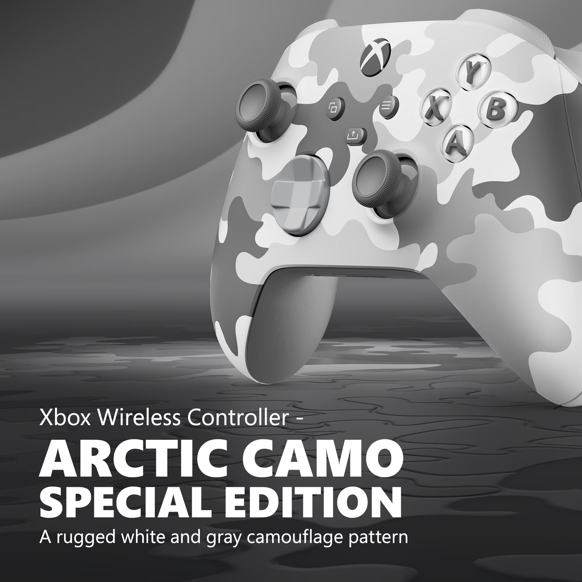 Microsoft  Wireless Controller - Arctic Camo – for  Series X|S,  One, Pcs, and Cloud-Enabled Devices