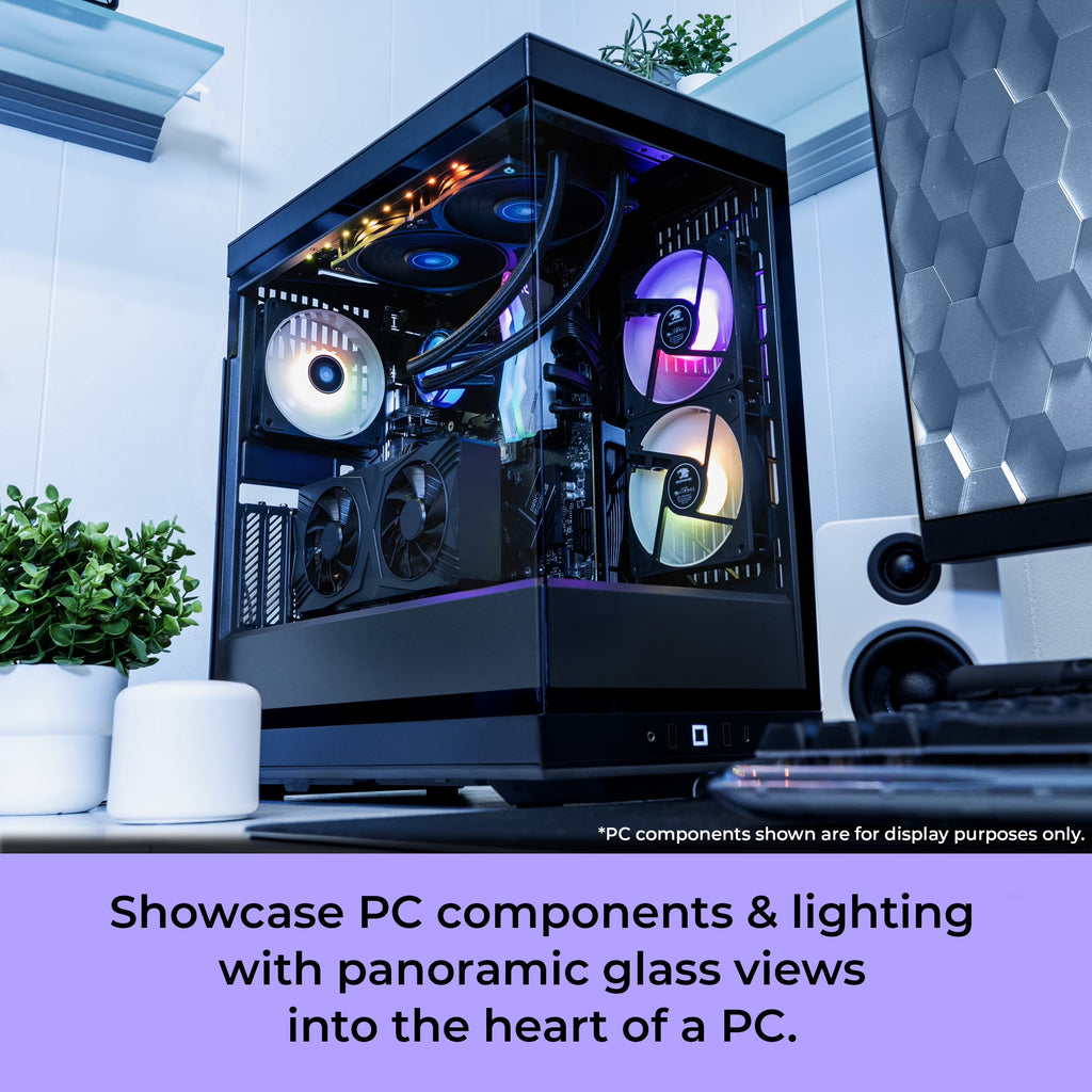 Y40 Gaming PC Desktop Computer Intel Core Ultra 7 265F CPU, NVIDIA RTX 5070 12GB GPU, 32GB DDR5 Non-Rgb 5200Mhz RAM, 1TB Nvme SSD, Windows 11 Home, Gamer Keyboard and Mouse - Y40BI7N5701