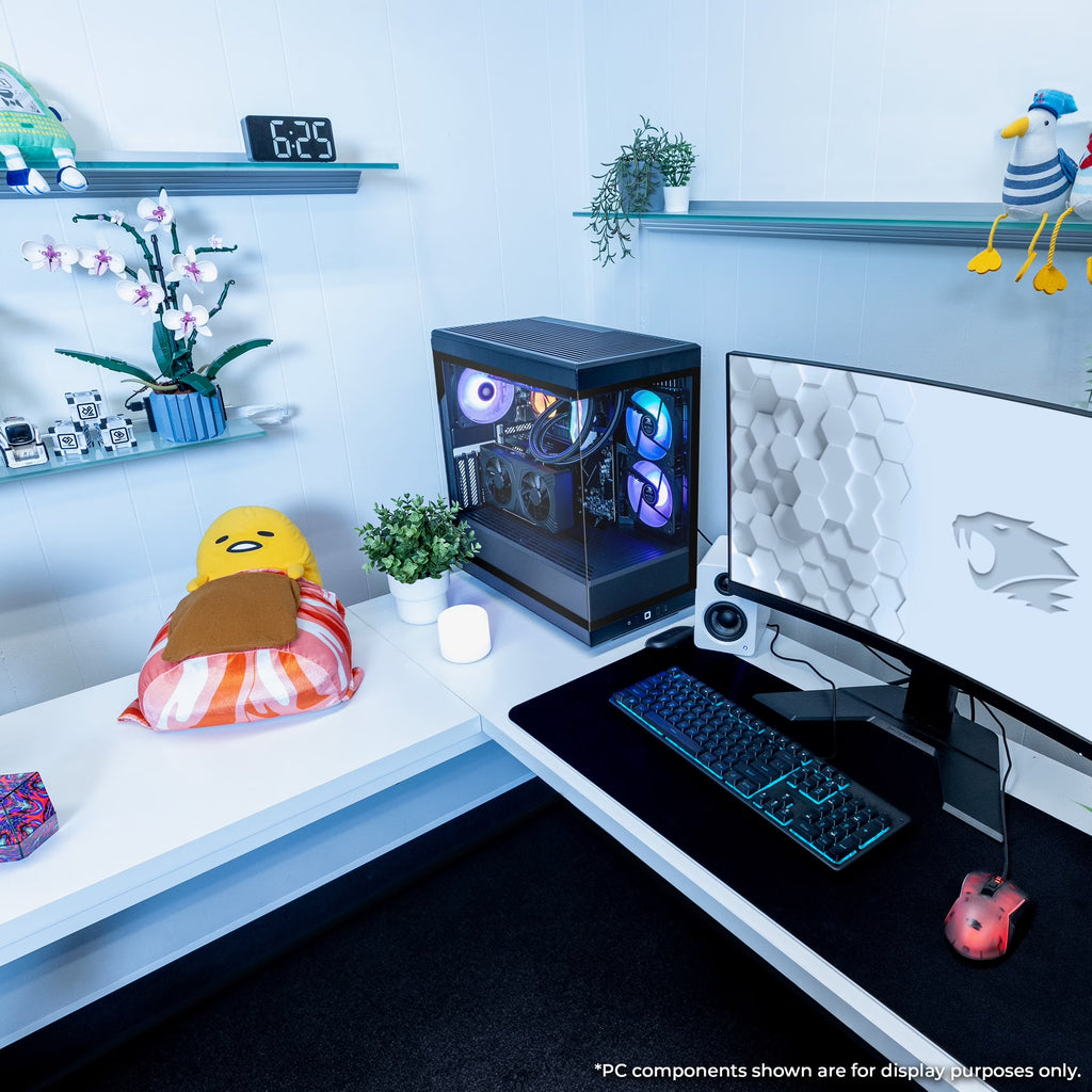 Y40 Gaming PC Desktop Computer Intel Core Ultra 7 265F CPU, NVIDIA RTX 5070 12GB GPU, 32GB DDR5 Non-Rgb 5200Mhz RAM, 1TB Nvme SSD, Windows 11 Home, Gamer Keyboard and Mouse - Y40BI7N5701