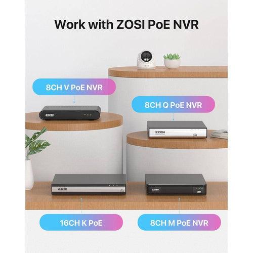 2. 5K 4MP Hardwired POE Add-On Outdoor IP Smart Home Security Camera, Only Work with ZR08HQ ZR08HN ZR16HB ZR16HK