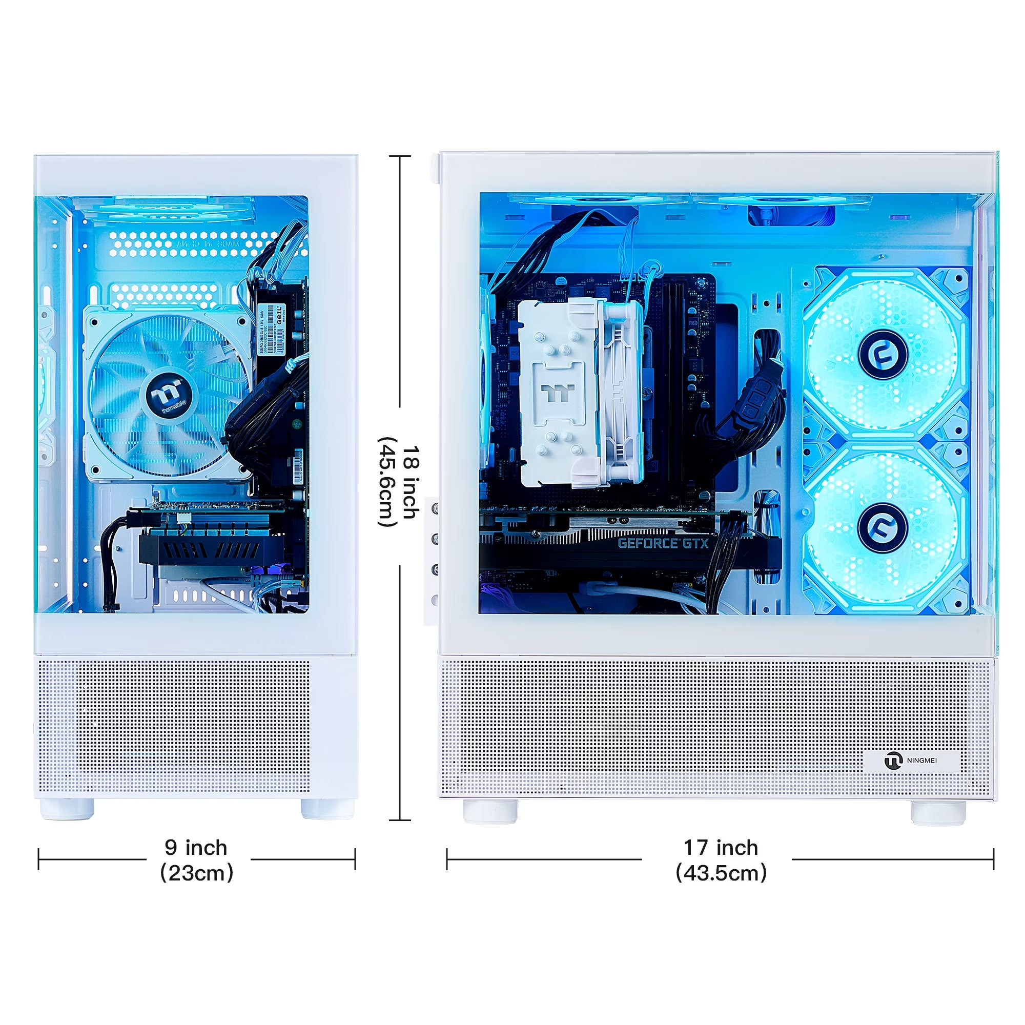 Lumishore Gaming PC AMD Ryzen 5 5500 NVIDIA GTX 1660 Super 16GB RAM 1TB SSD Windows 11 Wifi PC Gaming