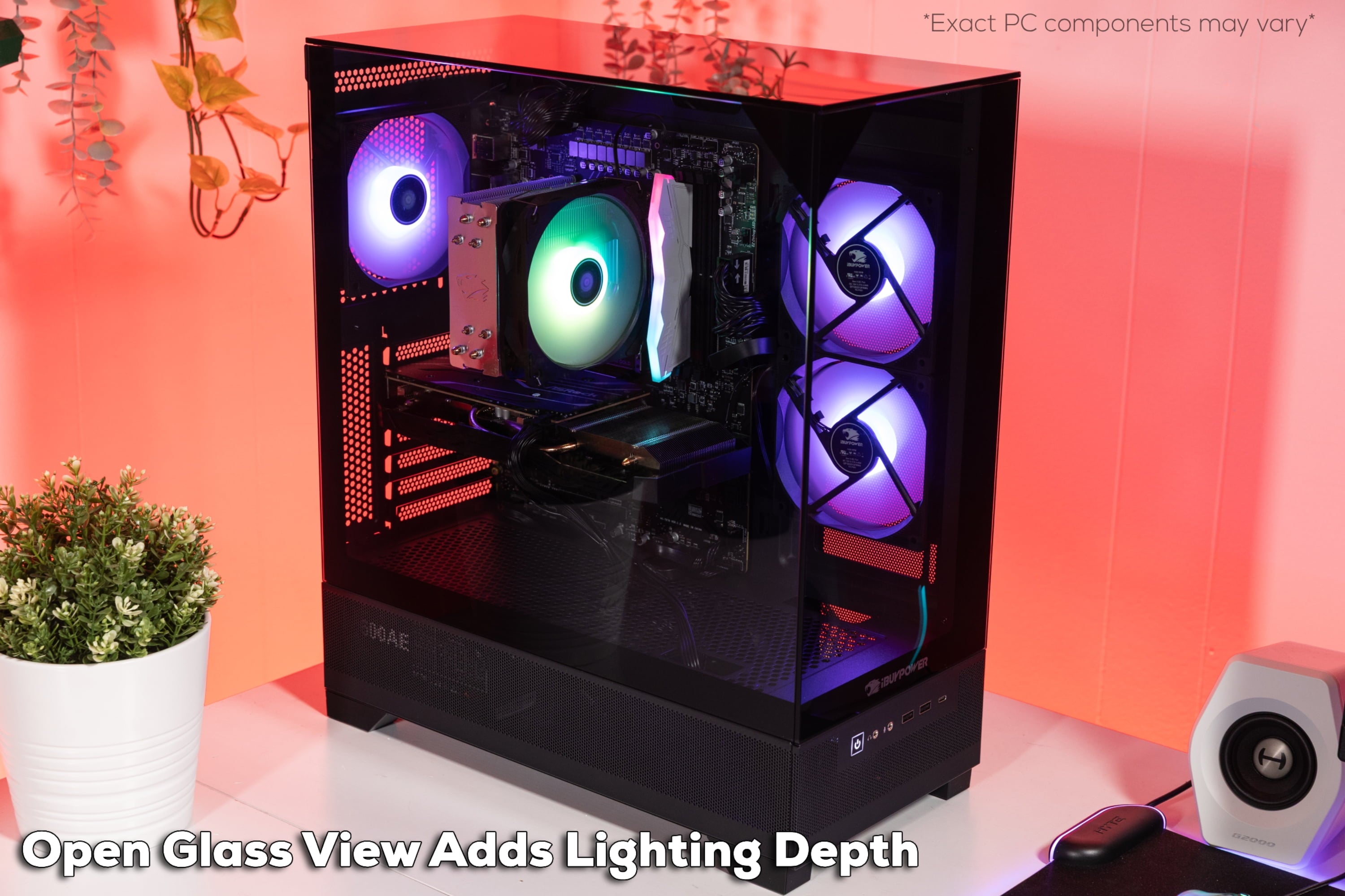 Element SE ESA7R77XT01 Gaming PC Desktop - AMD Ryzen 7 8700F, AMD Radeon RX 7700 XT 12GB, 32GB DDR5 5200Mhz RAM, 1TB Nvme SSD, Windows 11 Home