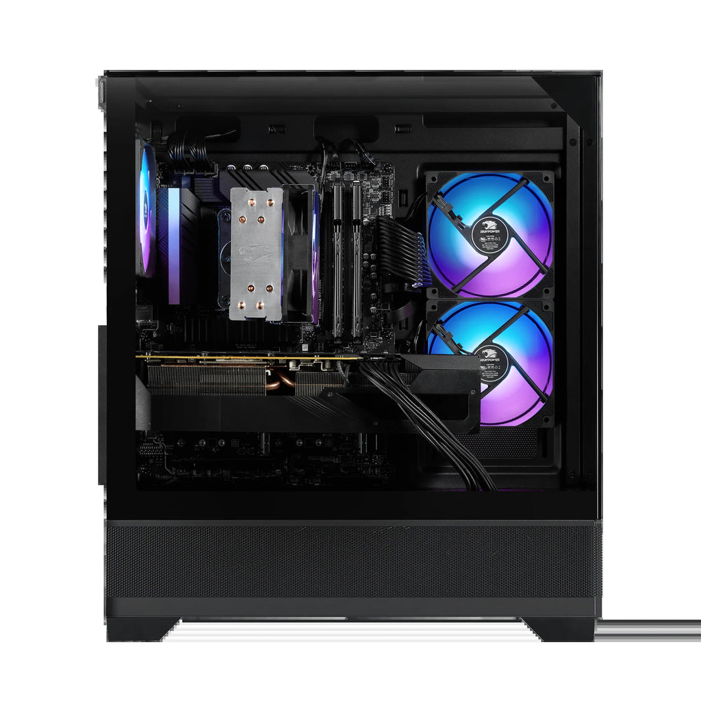 Element SE ESA7R77XT01 Gaming PC Desktop - AMD Ryzen 7 8700F, AMD Radeon RX 7700 XT 12GB, 32GB DDR5 5200Mhz RAM, 1TB Nvme SSD, Windows 11 Home