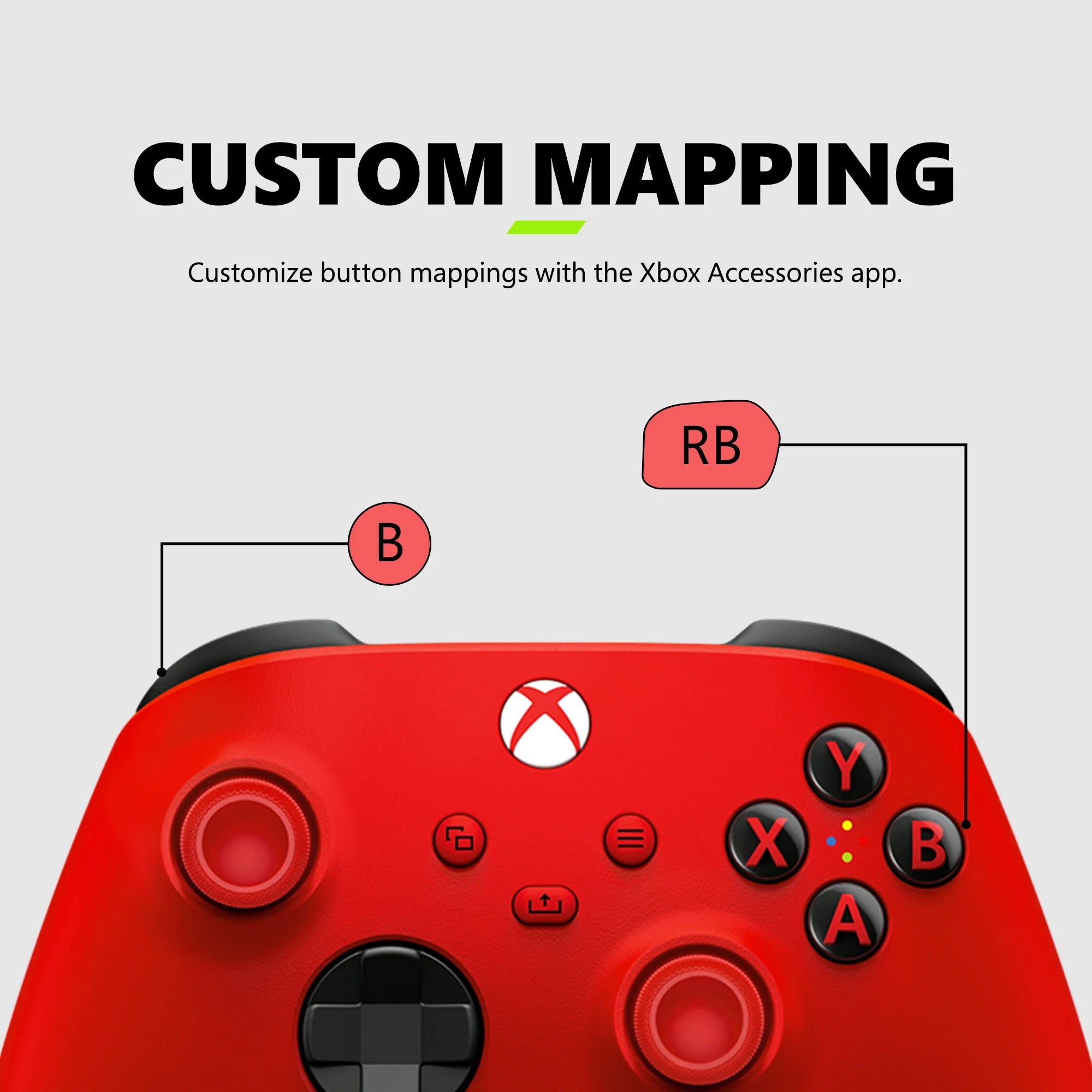 Microsoft  Wireless Controller - Pulse Red – for  Series X|S,  One, Pcs, and Cloud-Enabled Devices