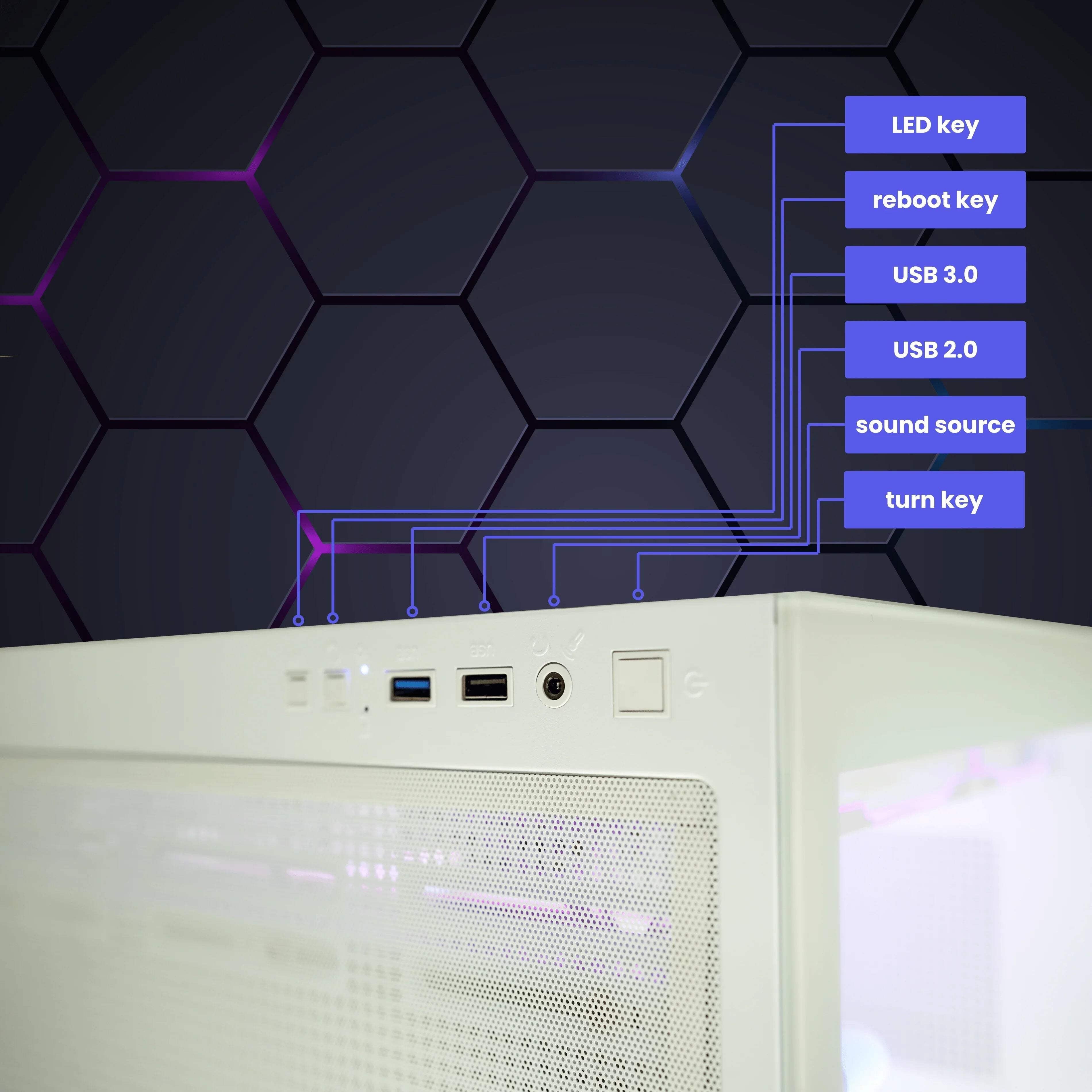 Rage Y | AMD Ryzen 9 9950X3D | Intel ARC B580 12GB DDR6 | Gaming PC