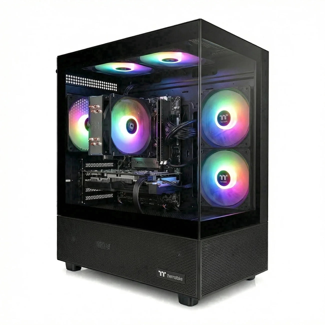 Gaming PC Desktop Computer, Intel Core I7 up to 4.0Ghz, GTX 1660 Super 6GB, 16GB RAM, 512GB M.2 SSD, BX3 550W 80PLUS Bronze PSU, Wifi 5, RGB Fan X5, Windows 11 Home, White PC